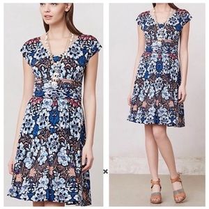 Anthropologie Meadow Rue Floral Dress